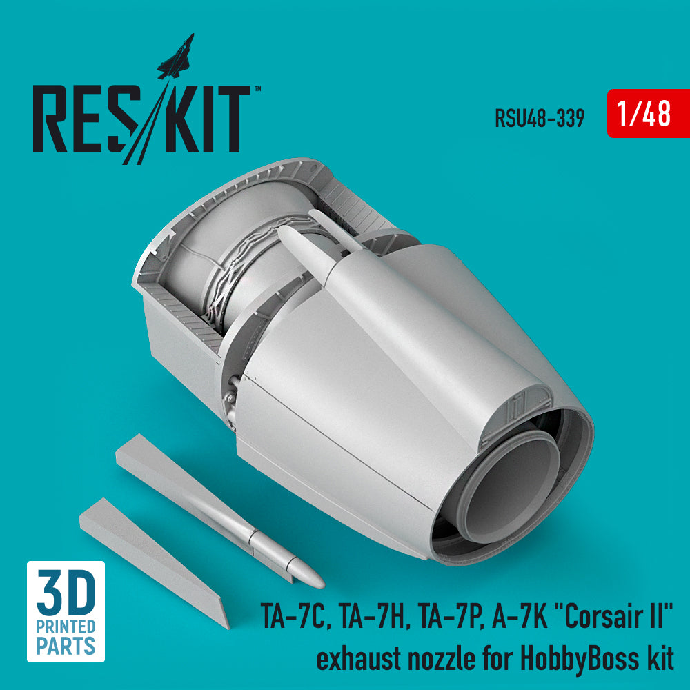 ResKit RSU48-0339 1:48 LTV TA-7C, TA-7H, TA-7P, A-7K Corsair II exhaust nozzle