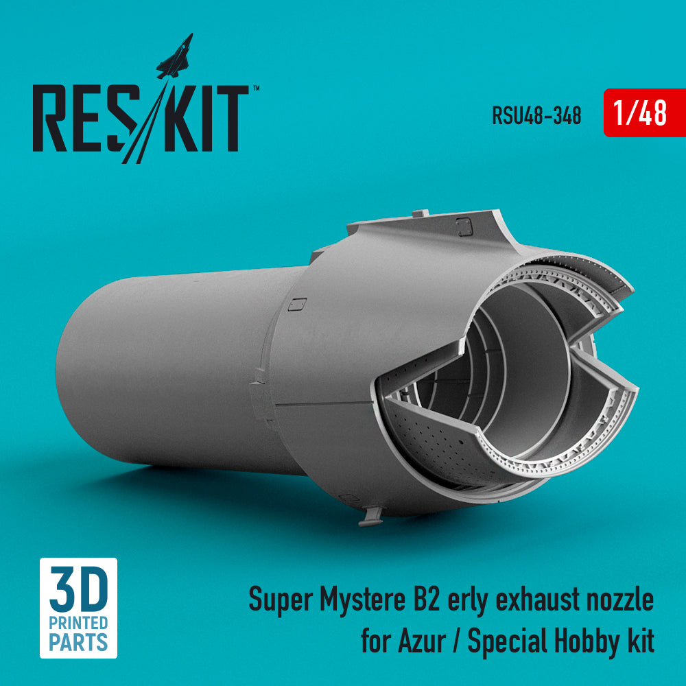 ResKit RSU48-0348 1:48 Dassault-Super Mystere B2 early exhaust nozzle