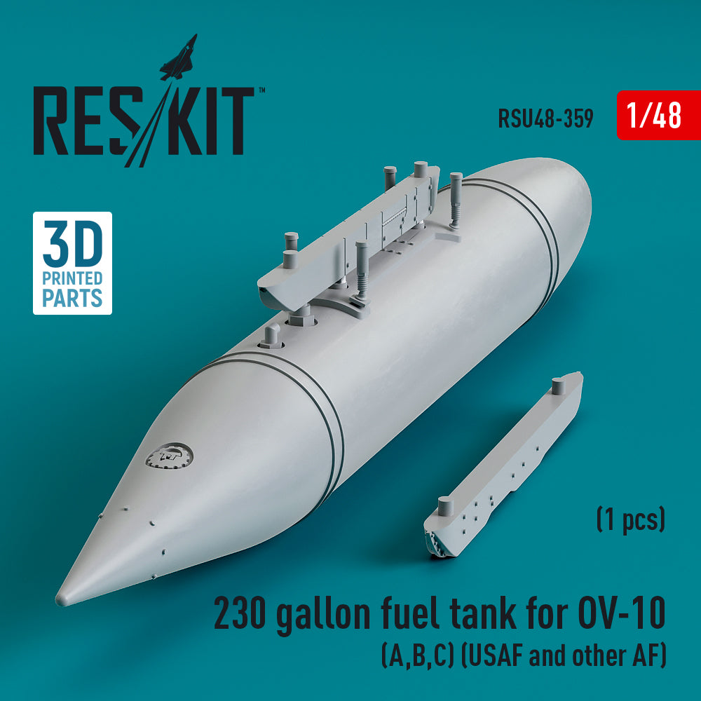ResKit RSU48-0359 1:48 OV-10 Bronco 230gal Centerline Fuel Tank