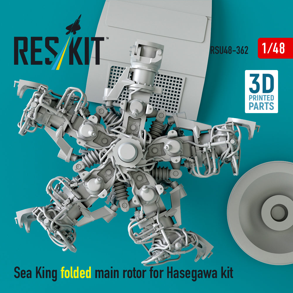 ResKit RSU48-0362 1:48 Sikorsky SH-3H Sea King folded main rotor