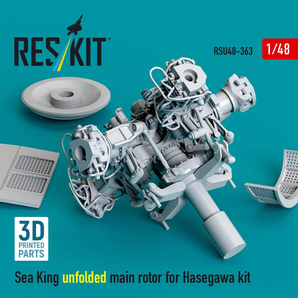 ResKit RSU48-0363 1:48 Sikorsky SH-3H Sea King UN-folded main rotor
