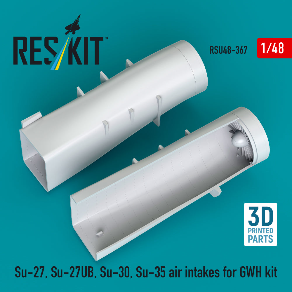 ResKit RSU48-0367 1:48 Sukhoi Su-27, Sukhoi Su-27UB,30,35 air intakes
