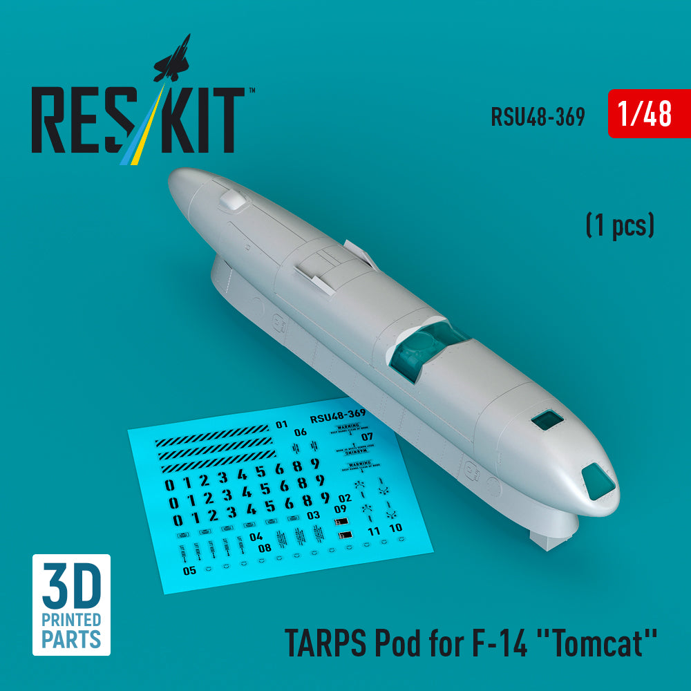 ResKit RSU48-0369 1:48 TARPS pod for Grumman F-14A Tomcat