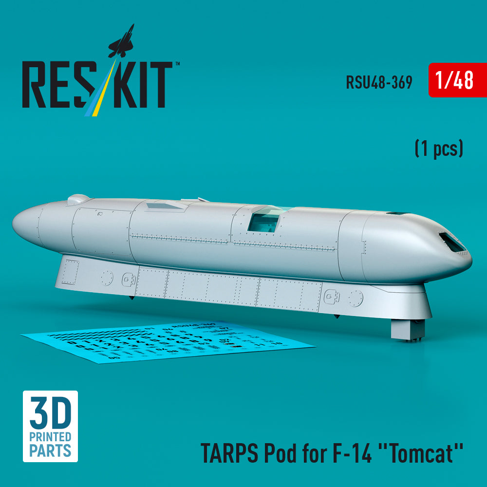 ResKit RSU48-0369 1:48 TARPS pod for Grumman F-14A Tomcat