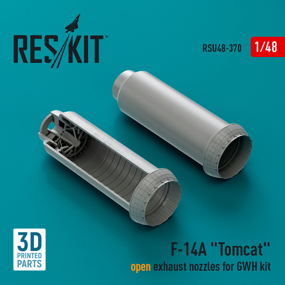 ResKit RSU48-0370 1:48 Grumman F-14A Tomcat open exhaust nozzles
