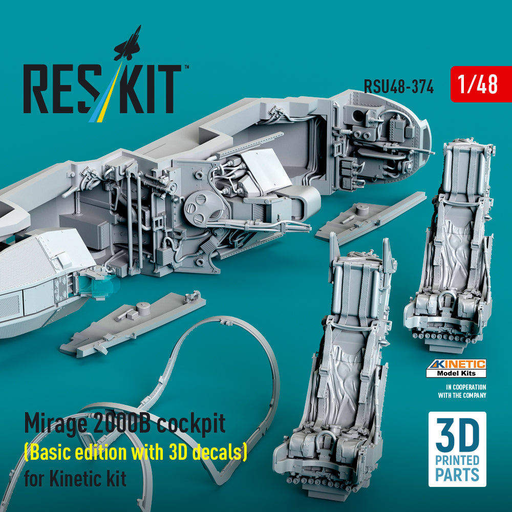 ResKit RSU48-0374 1:48 Dassault_Mirage 2000B cockpit
