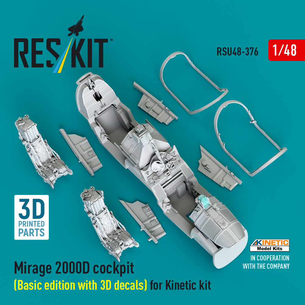 ResKit RSU48-0376 1:48 Dassault_Mirage 2000D cockpit