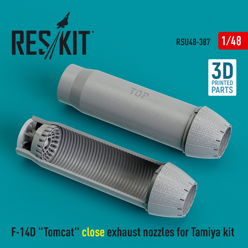 ResKit RSU48-0387 1:48 Grumman F-14D Tomcat close exhaust nozzles