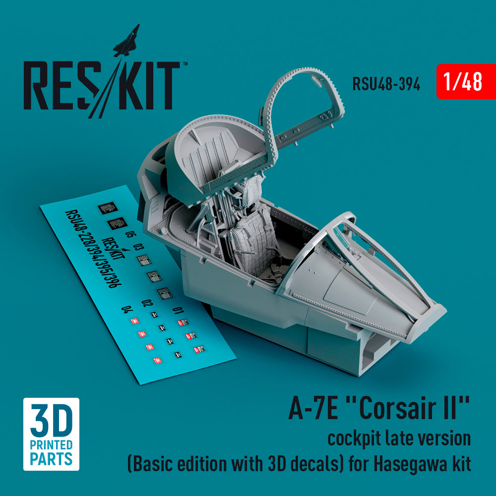 ResKit RSU48-0394 1:48 LTV A-7E Corsair cockpit late version