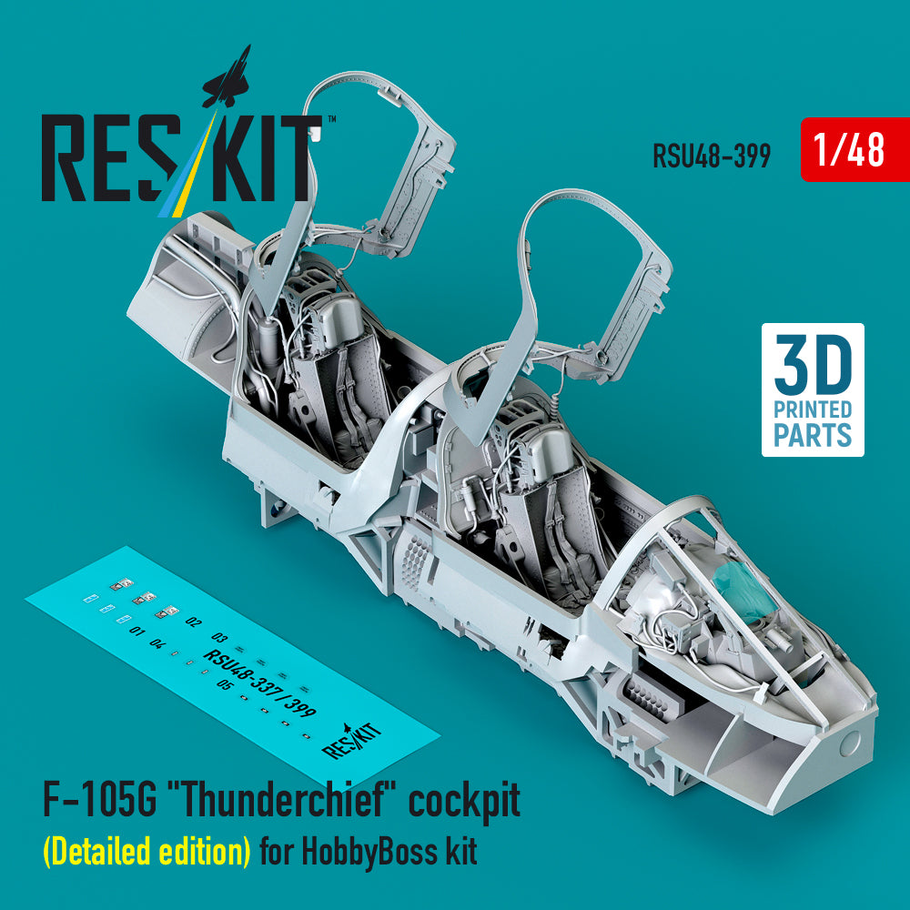 ResKit RSU48-0399 1:48 Republic F-105G Thunderchief cockpit