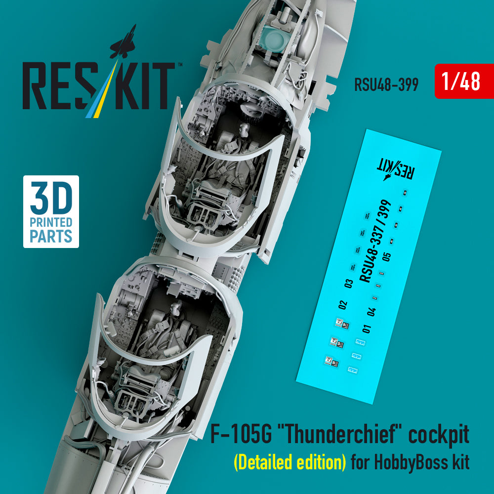 ResKit RSU48-0399 1:48 Republic F-105G Thunderchief cockpit