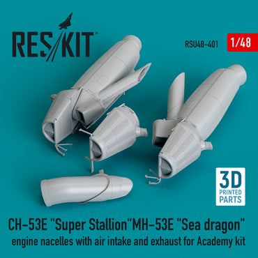ResKit RSU48-0401 1:48 CH-53E/MH-53E Engine Nacelles