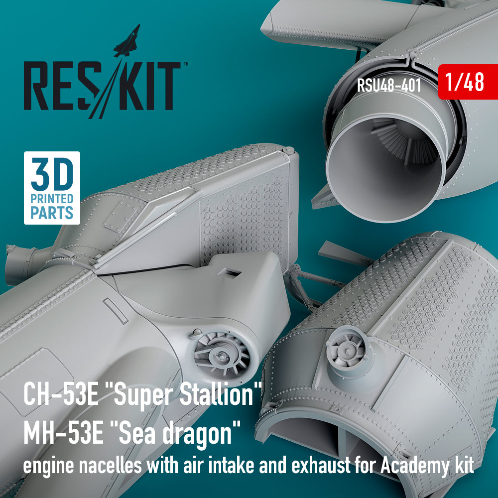ResKit RSU48-0401 1:48 CH-53E/MH-53E Engine Nacelles