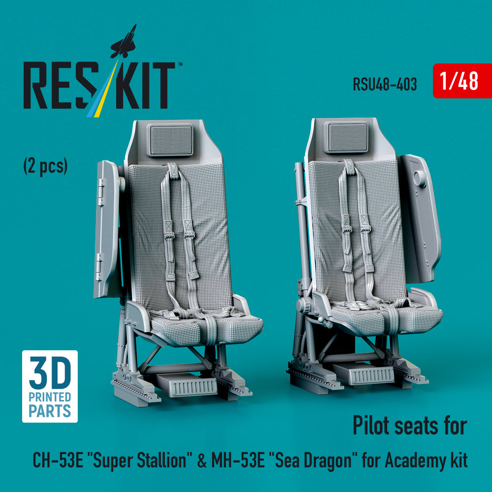 ResKit RSU48-0403 1:48 CH-53E/MH-53E Super Stallion Pilot Seats