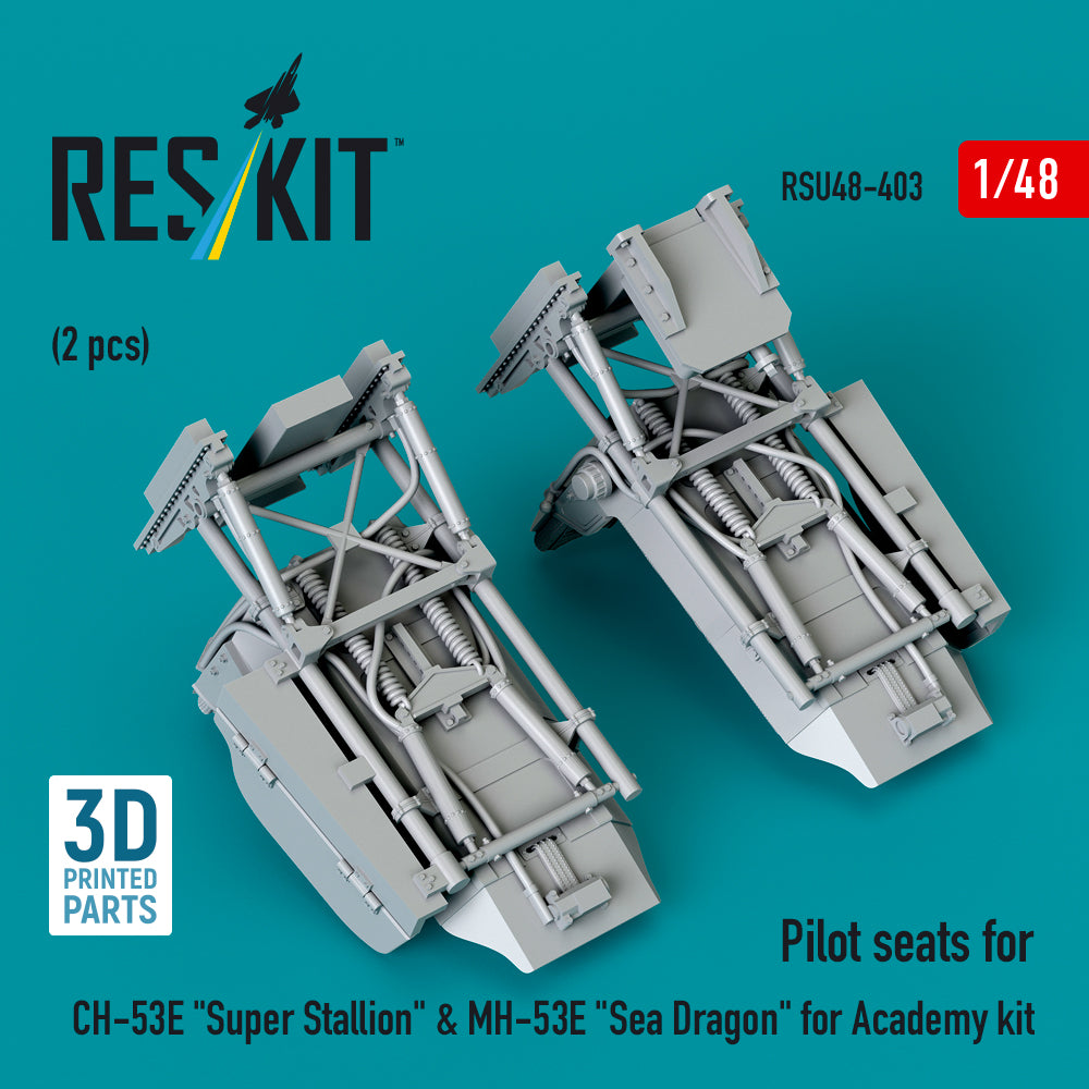 ResKit RSU48-0403 1:48 CH-53E/MH-53E Super Stallion Pilot Seats