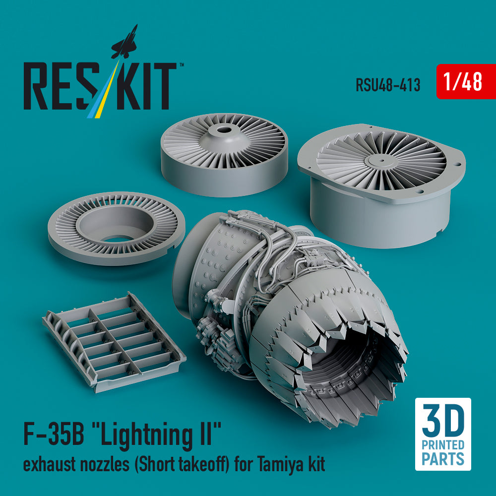 ResKit RSU48-0413 1:48 Lockheed-Martin F-35B Lightning II exhaust nozzles