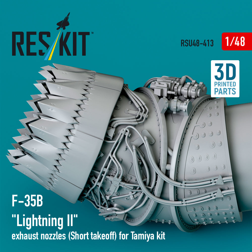 ResKit RSU48-0413 1:48 Lockheed-Martin F-35B Lightning II exhaust nozzles