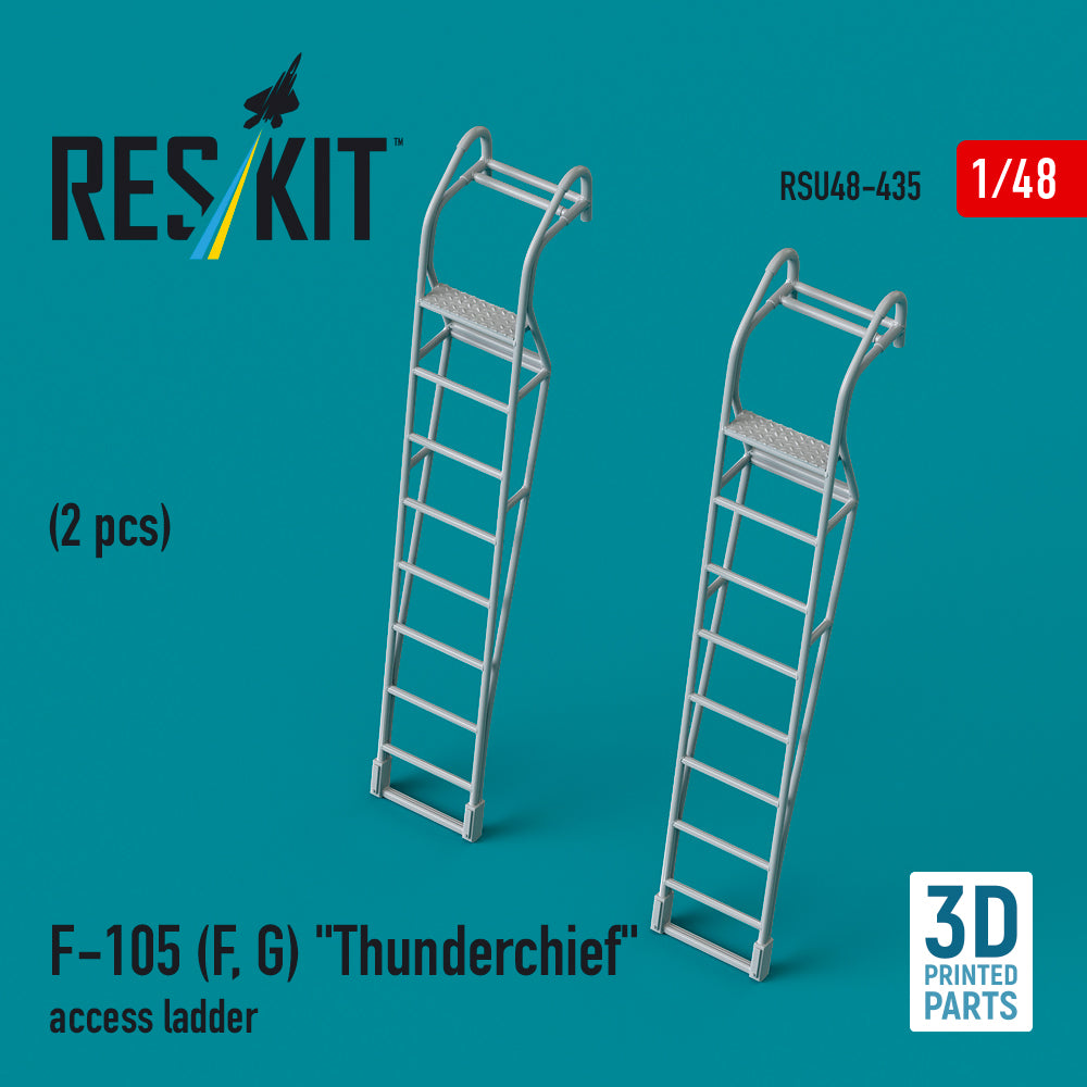 ResKit RSU48-0435 1:48 Republic F-105F/F-105G Thunderchief access ladders