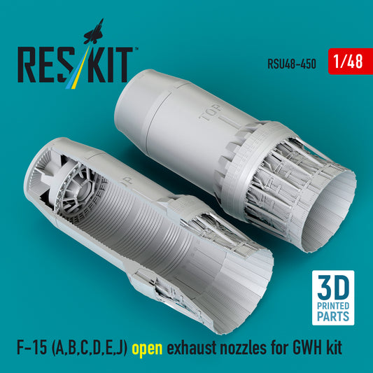 ResKit RSU48-0450 1:48 F-15 Eagle Open Exhaust Nozzles