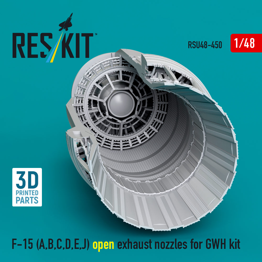 ResKit RSU48-0450 1:48 F-15 Eagle Open Exhaust Nozzles
