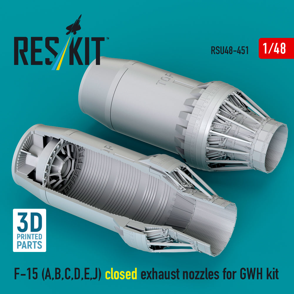 ResKit RSU48-0451 1:48 F-15 Eagle Closed Exhaust Nozzles