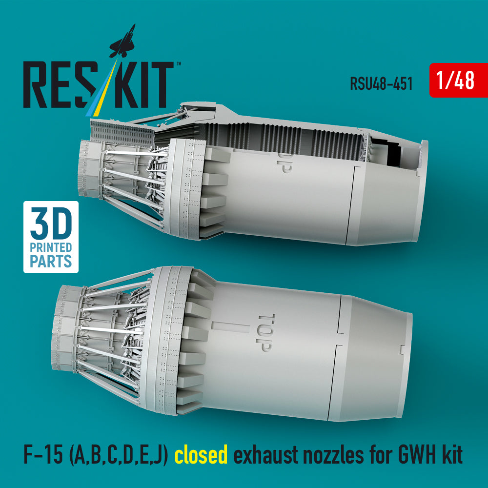 ResKit RSU48-0451 1:48 F-15 Eagle Closed Exhaust Nozzles