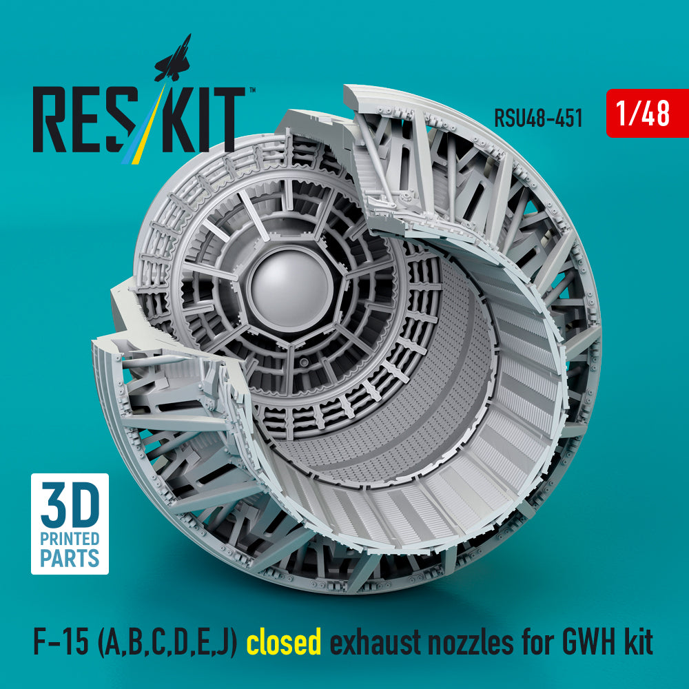 ResKit RSU48-0451 1:48 F-15 Eagle Closed Exhaust Nozzles