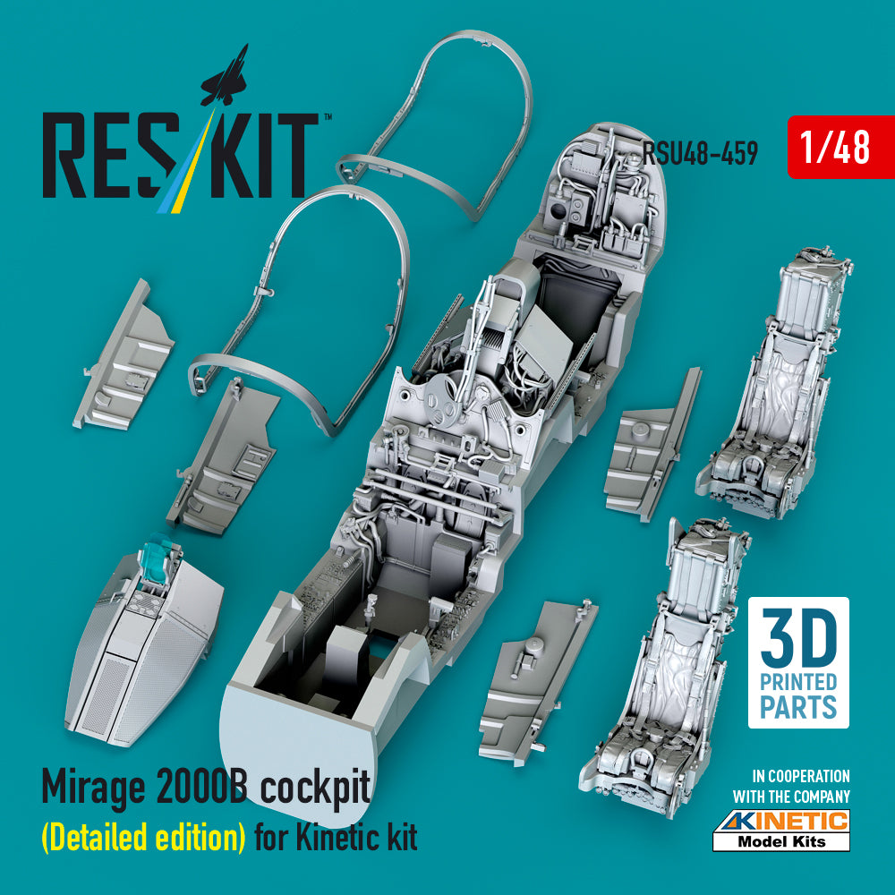 ResKit RSU48-0459 1:48 Dassault_Mirage 2000B cockpit