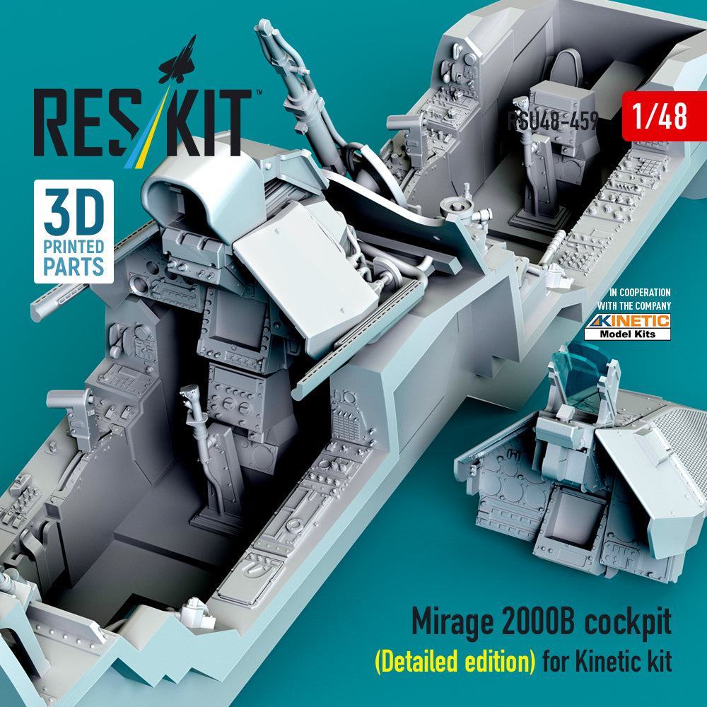 ResKit RSU48-0459 1:48 Dassault_Mirage 2000B cockpit