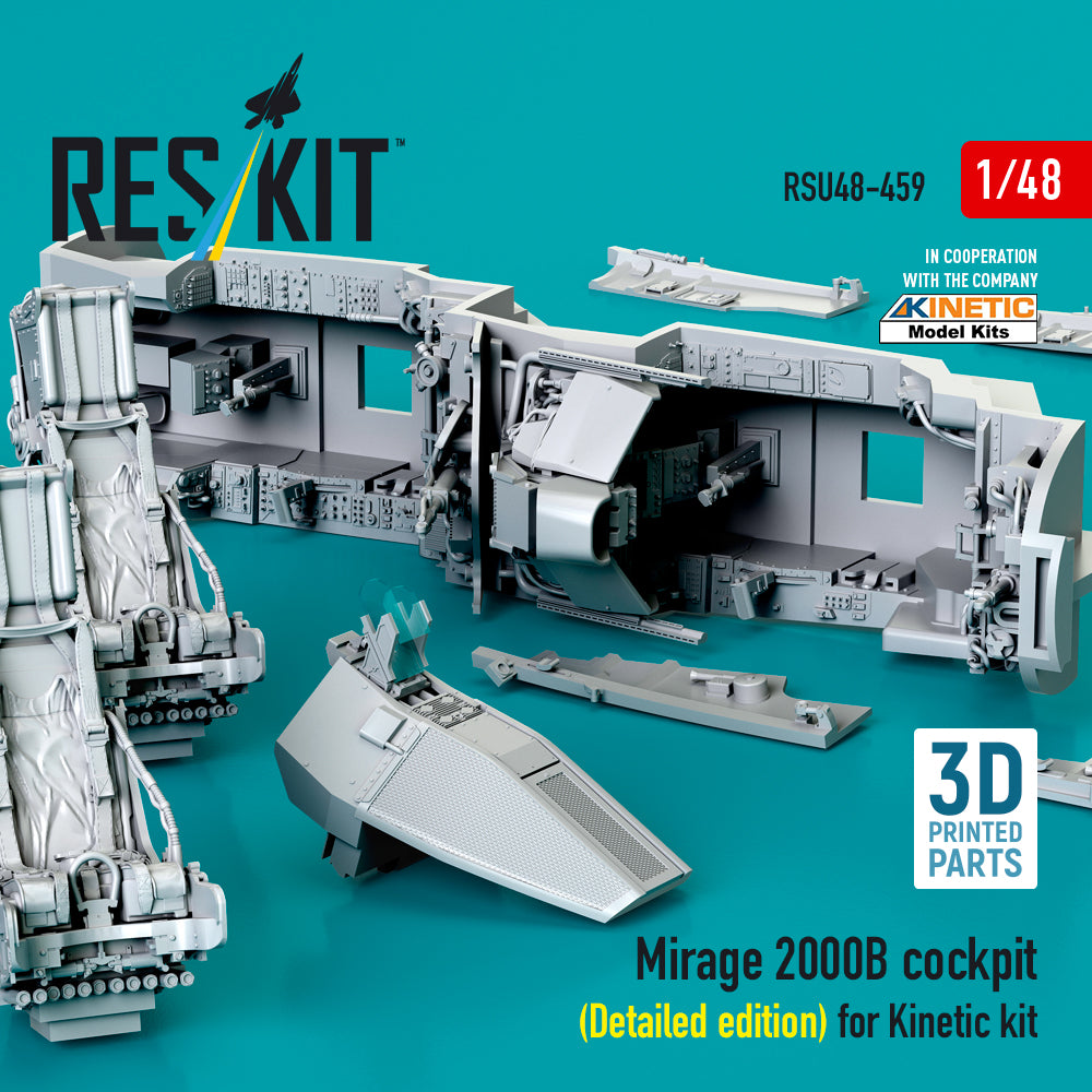 ResKit RSU48-0459 1:48 Dassault_Mirage 2000B cockpit