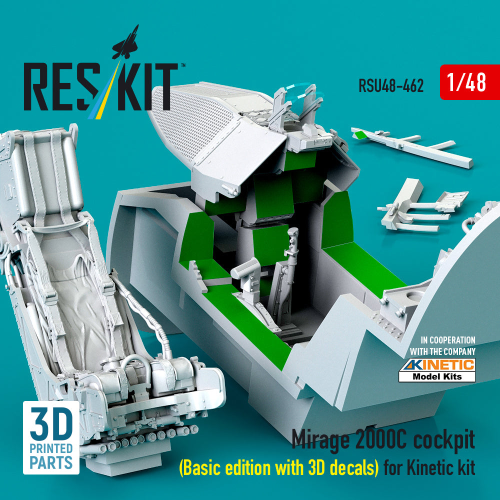 ResKit RSU48-0462 1:48 Dassault_Mirage 2000C cockpit