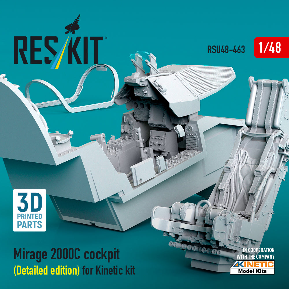 ResKit RSU48-0463 1:48 Dassault_Mirage 2000C cockpit