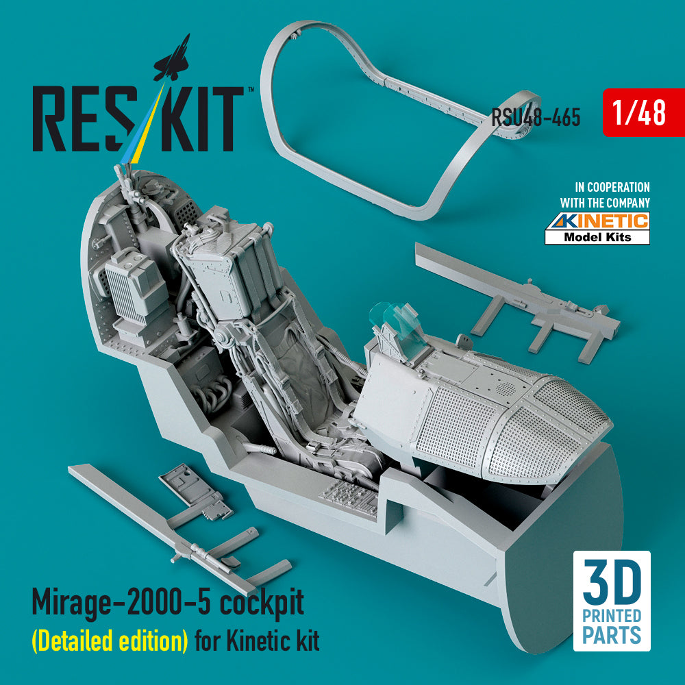 ResKit RSU48-0465 1:48 Dassault_Mirage 2000 -5 cockpit