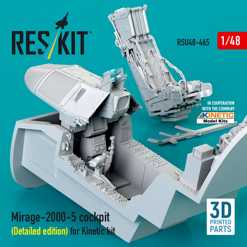 ResKit RSU48-0465 1:48 Dassault_Mirage 2000 -5 cockpit