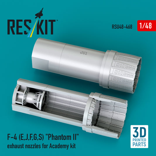 ResKit RSU48-0468 1:48 F-4E/J/F/G/S Phantom II Exhaust Nozzles