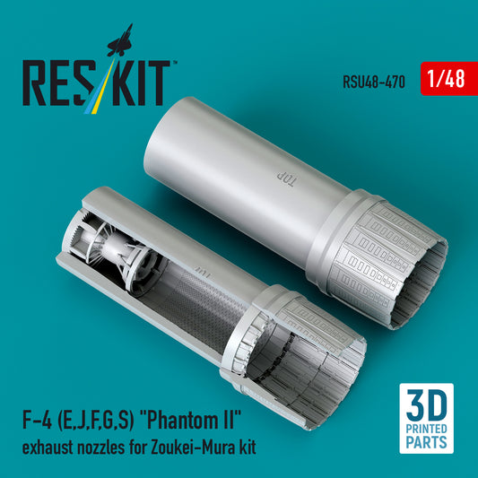 ResKit RSU48-0470 1:48 F-4E/J/F/G/S Phantom II Exhaust Nozzles