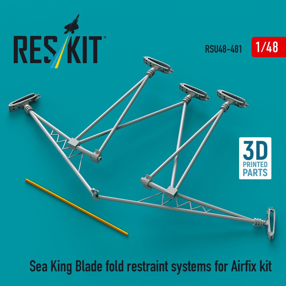 ResKit RSU48-0481 1:48 Westland Sea King blade fold restraint systems