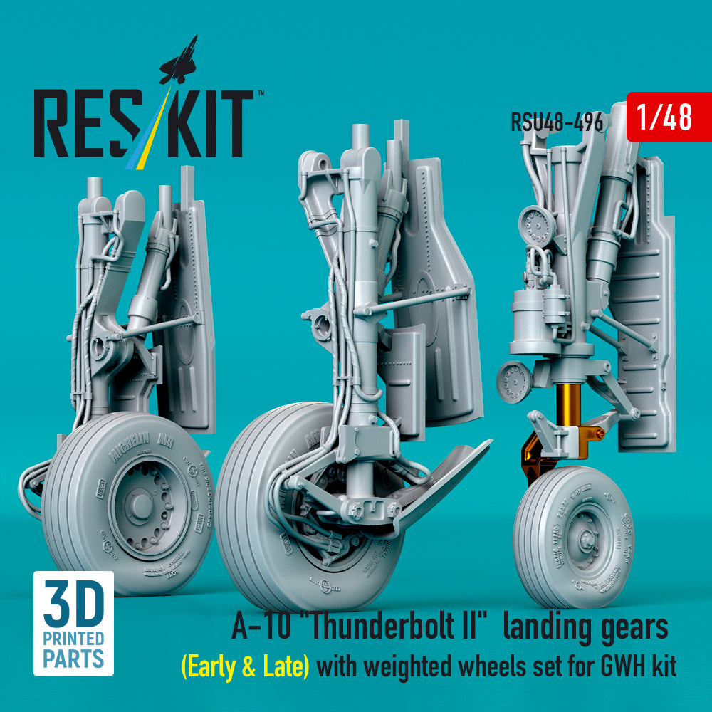 ResKit RSU48-0496 1:48 Fairchild A-10C Thunderbolt II landing gears