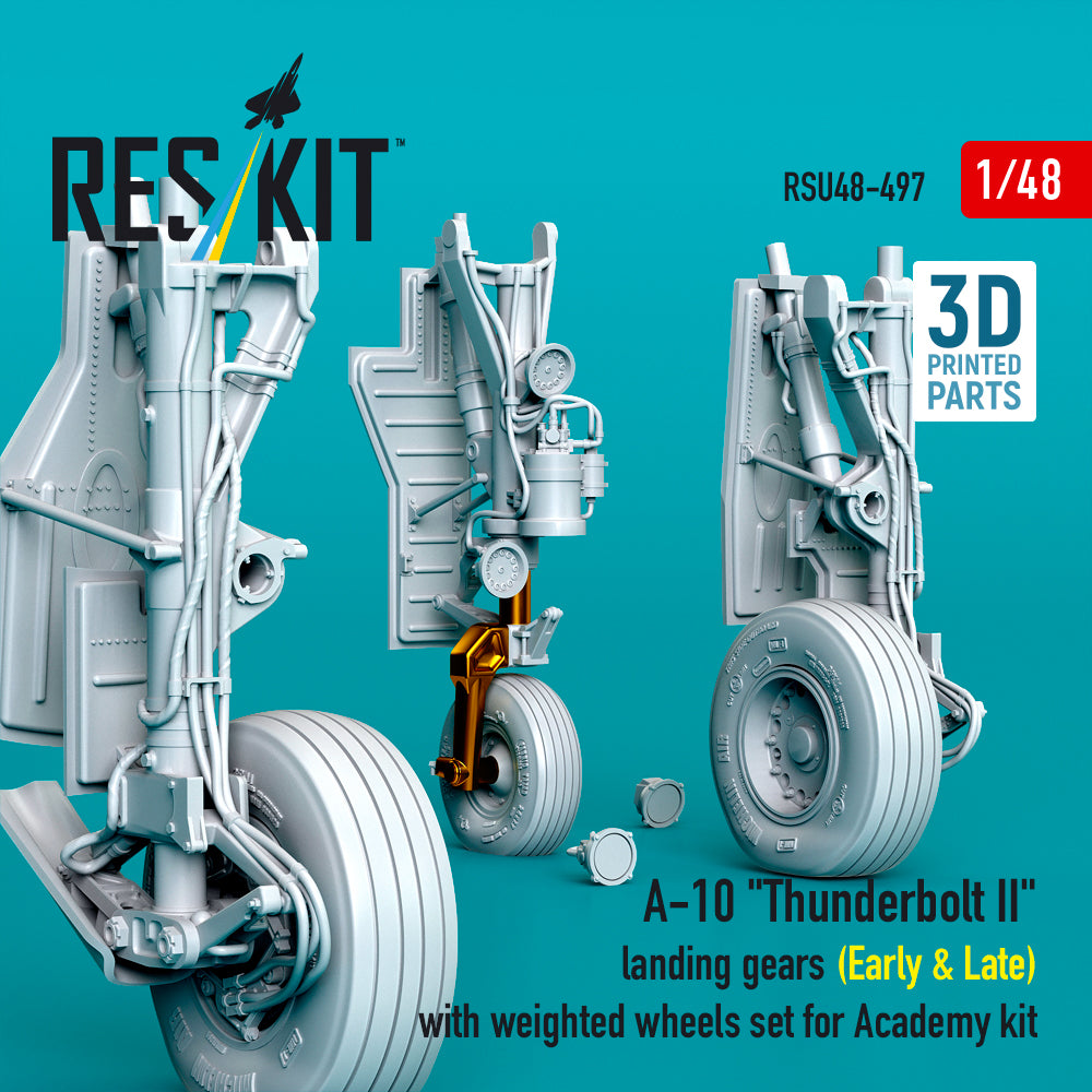 ResKit RSU48-0497 1:48 Fairchild A-10C Thunderbolt II landing gears