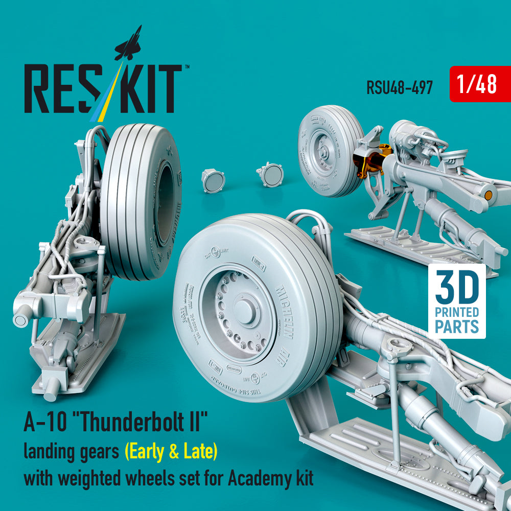 ResKit RSU48-0497 1:48 Fairchild A-10C Thunderbolt II landing gears