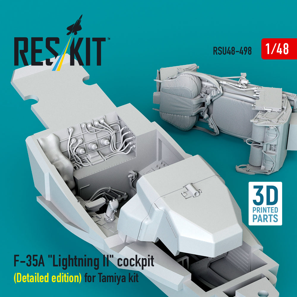 ResKit RSU48-0498 1:48 Lockheed-Martin F-35A Lightning II cockpit