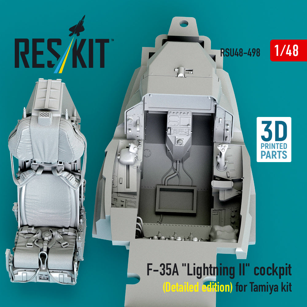 ResKit RSU48-0498 1:48 Lockheed-Martin F-35A Lightning II cockpit