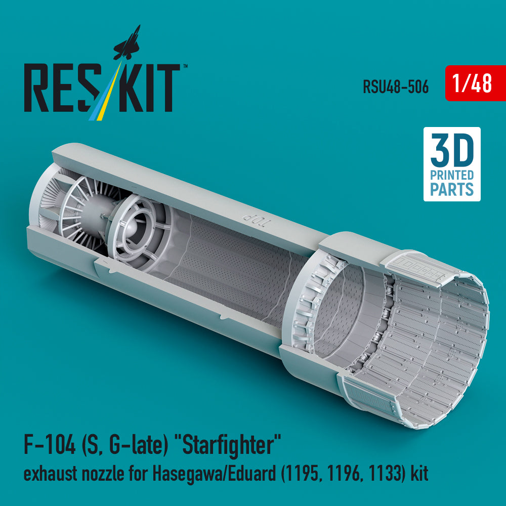 ResKit RSU48-0506 1:48 F-104S/G Late Exhaust Nozzle (Hasegawa)