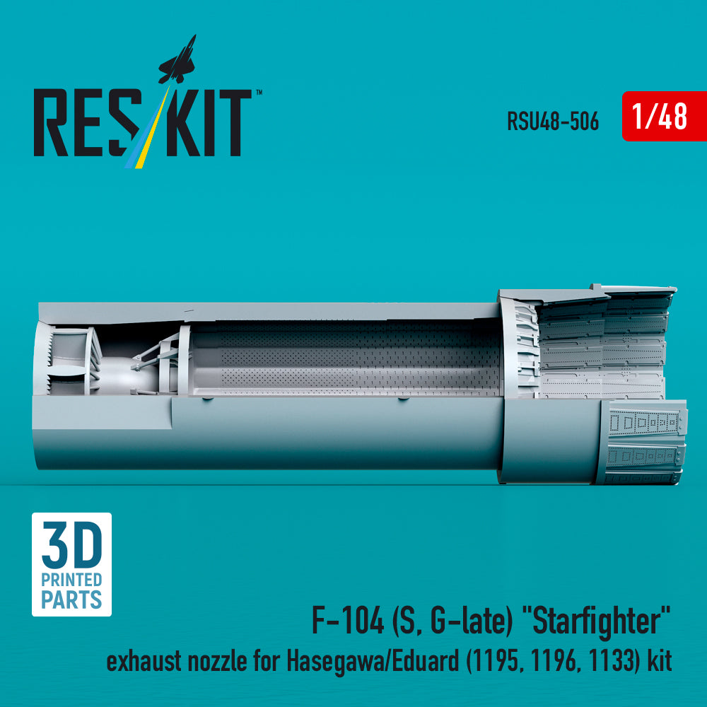 ResKit RSU48-0506 1:48 F-104S/G Late Exhaust Nozzle (Hasegawa)