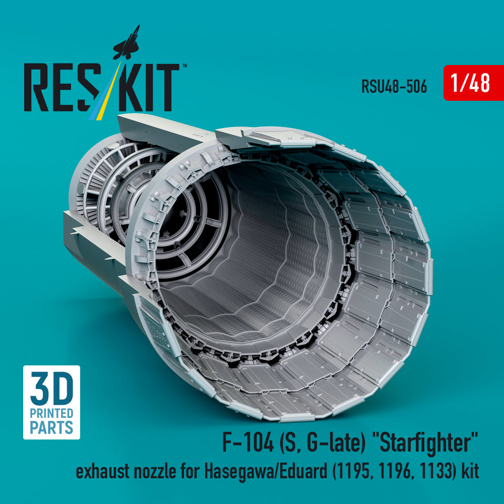 ResKit RSU48-0506 1:48 F-104S/G Late Exhaust Nozzle (Hasegawa)