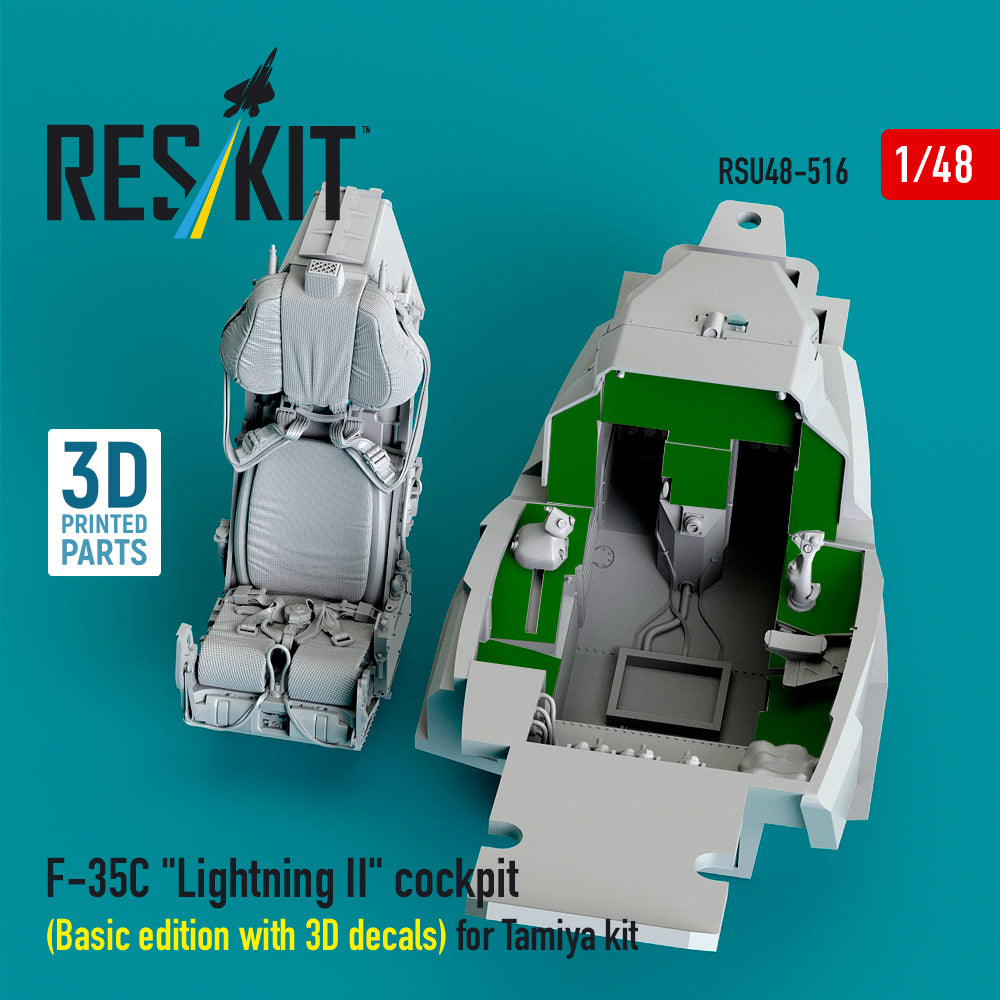ResKit RSU48-0516 1:48 Lockheed-Martin F-35C Lightning II cockpit