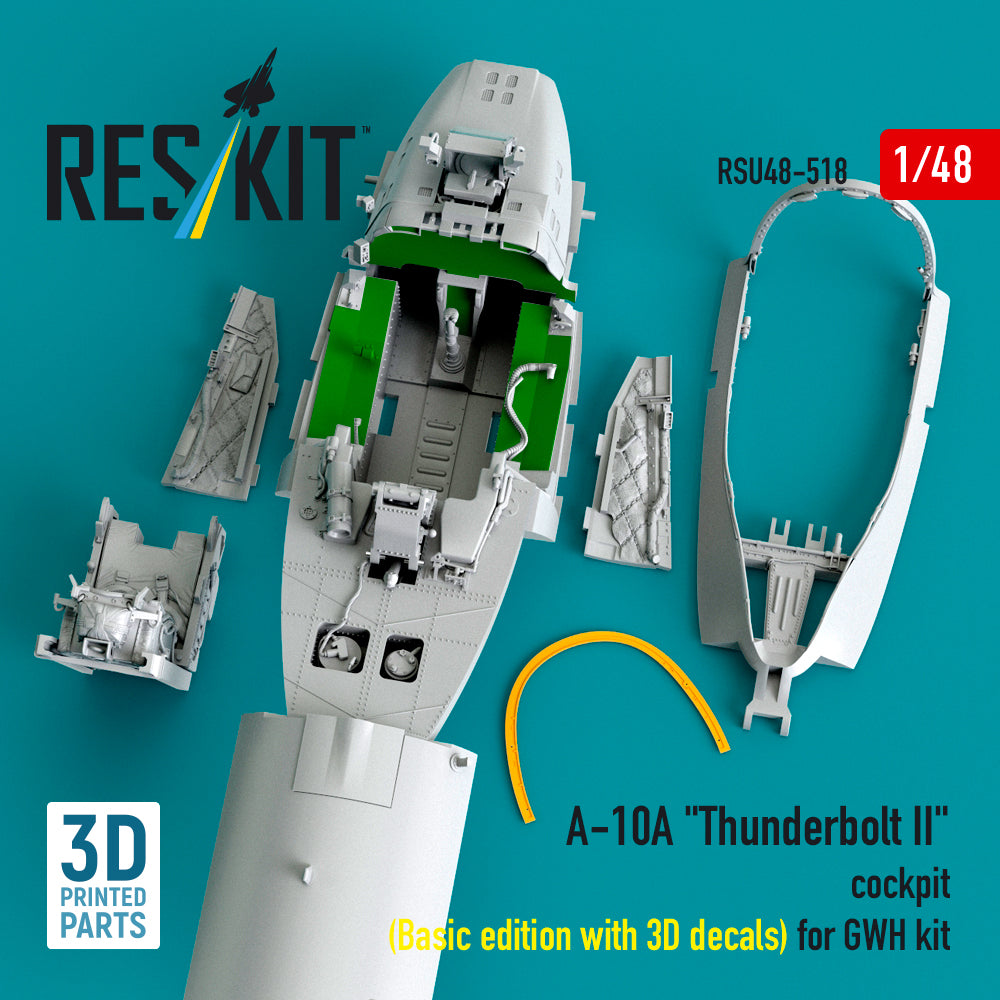 ResKit RSU48-0518 1:48 Fairchild A-10A Thunderbolt II cockpit