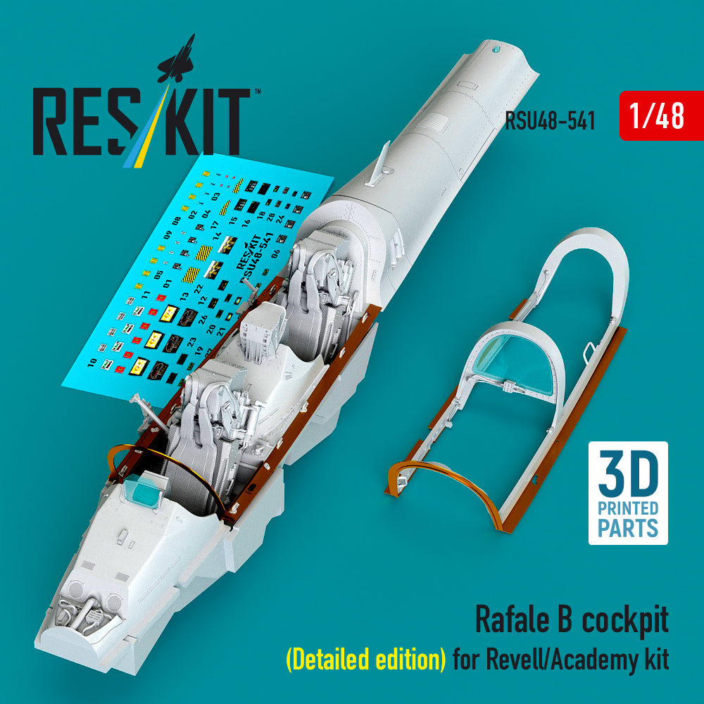 ResKit RSU48-0541 1:48 Dassault Rafale B cockpit cockpit