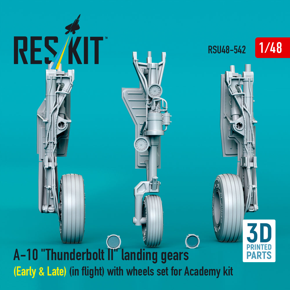 ResKit RSU48-0542 1:48 Fairchild A-10C Thunderbolt II landing gears