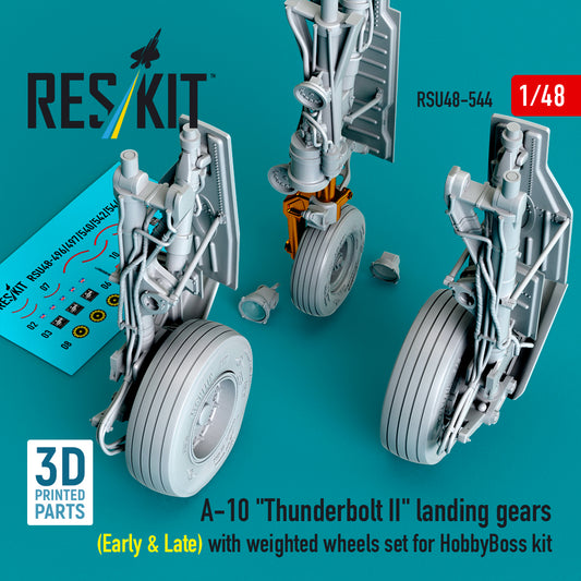 ResKit RSU48-0544 1:48 Fairchild A-10 Thunderbolt II landing gears